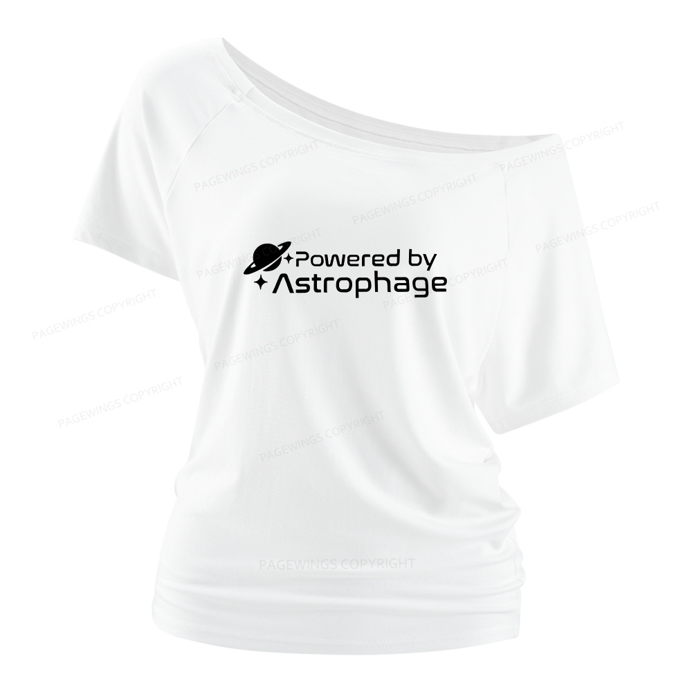 Pagewings Science Fiction Lover Women Off Shoulder T-shirts