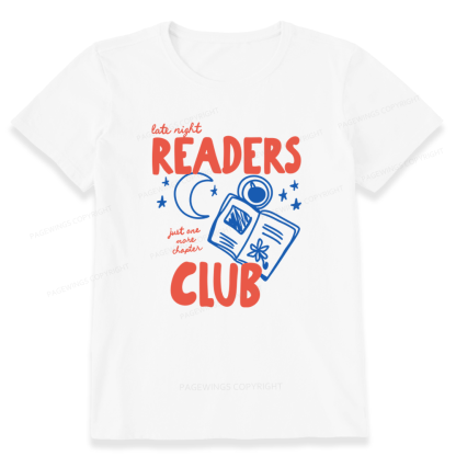 Pagewings Late Night Readers Club Unisex Classic T-shirt