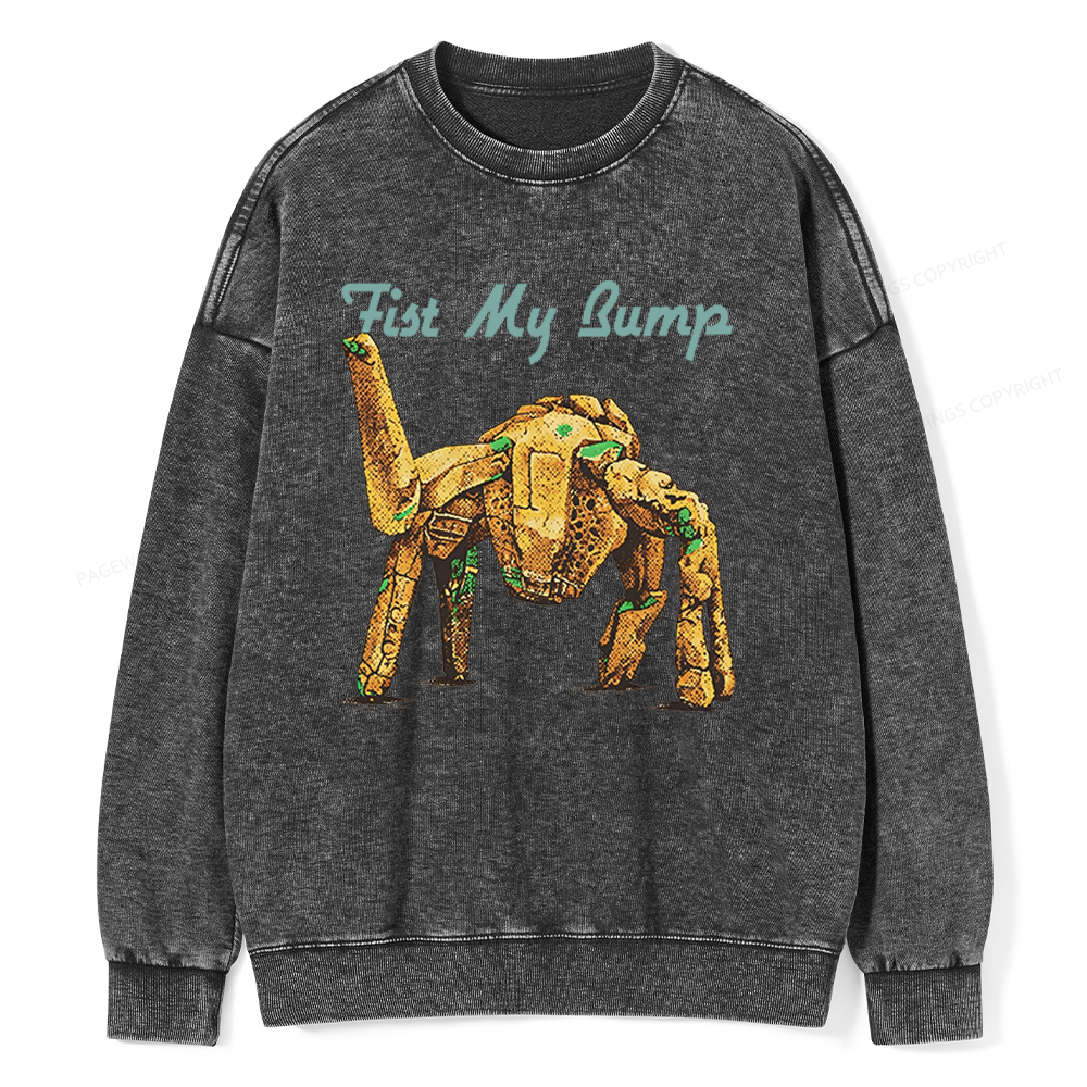 Pagewings Read Sci-Fi Unisex Washed Sweatshirt