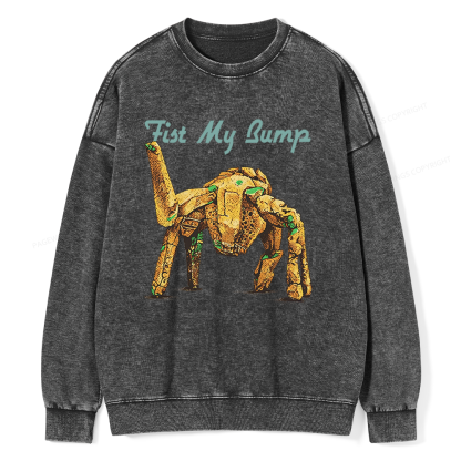 Pagewings Read Sci-Fi Unisex Washed Sweatshirt