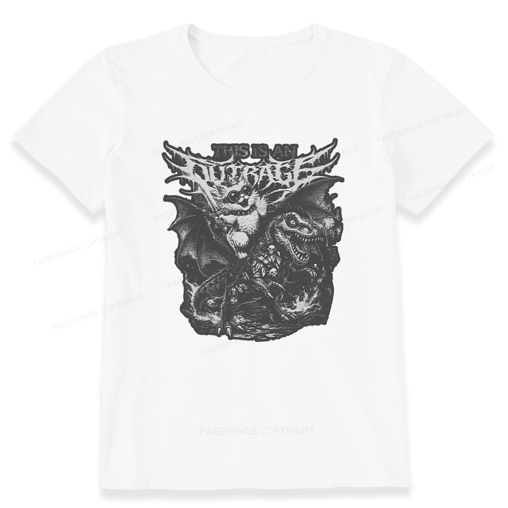 Pagewings This Is An Outrage Unisex Classic T-shirt