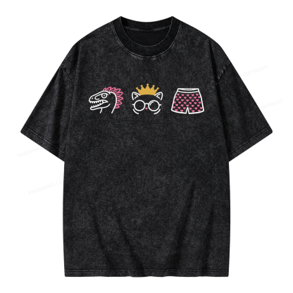 Pagewings Sci‑Fi Nerd Unisex Washed T-shirt