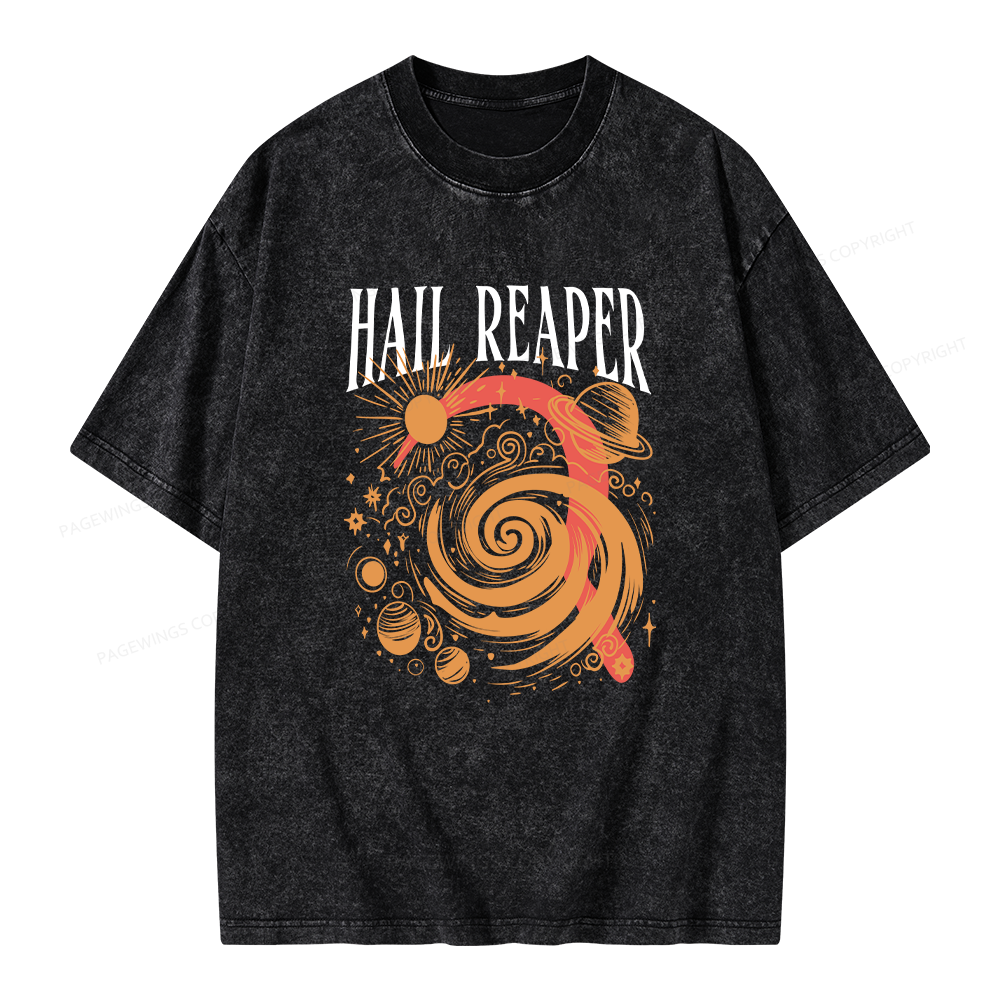 Pagewings Sci‑Fi Nerd Unisex Washed T-shirt