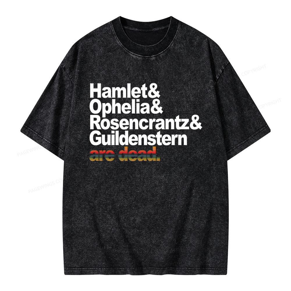 Pagewings Drama lovers Unisex Washed T-shirt