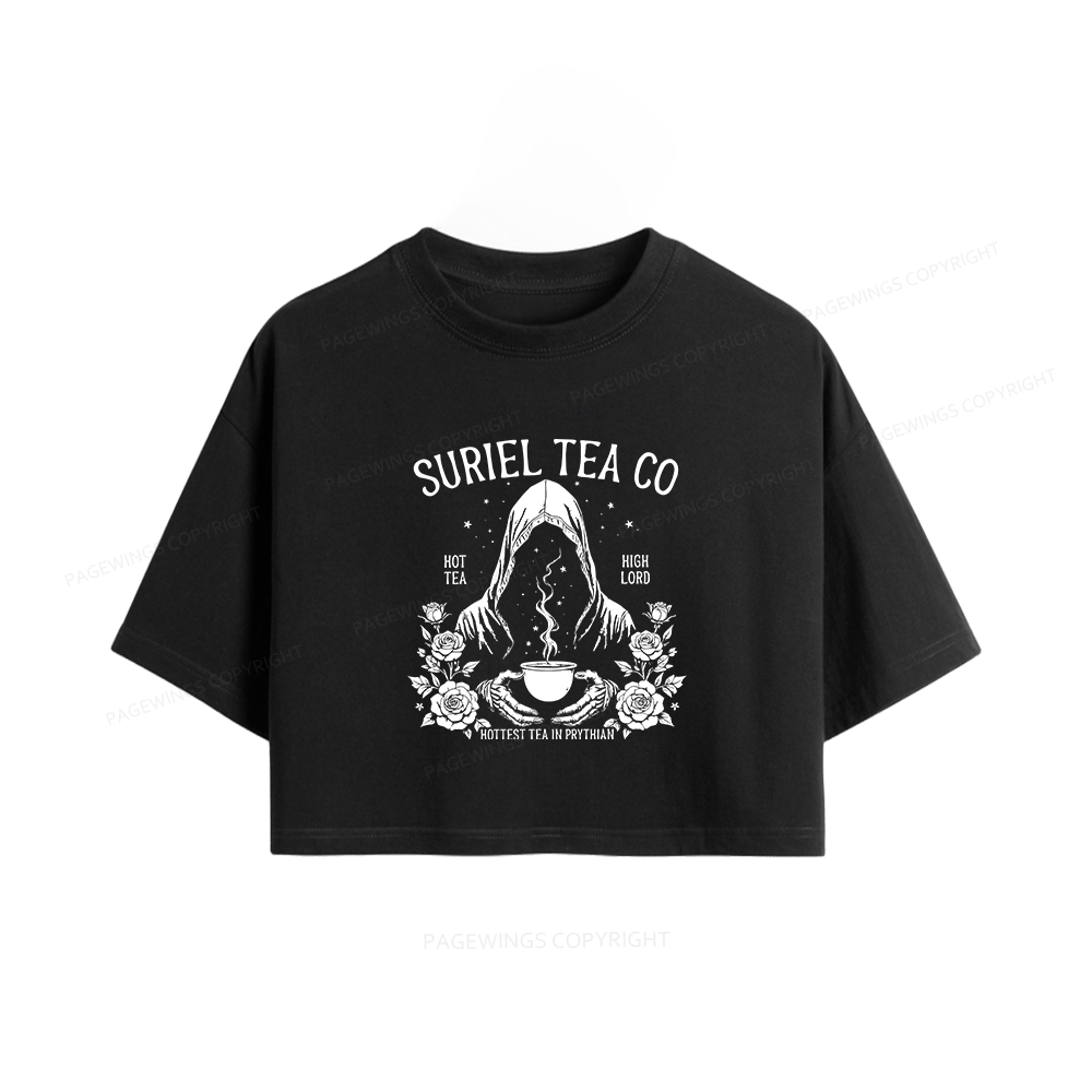 Pagewings Fantasy Reader Women Crop Tops
