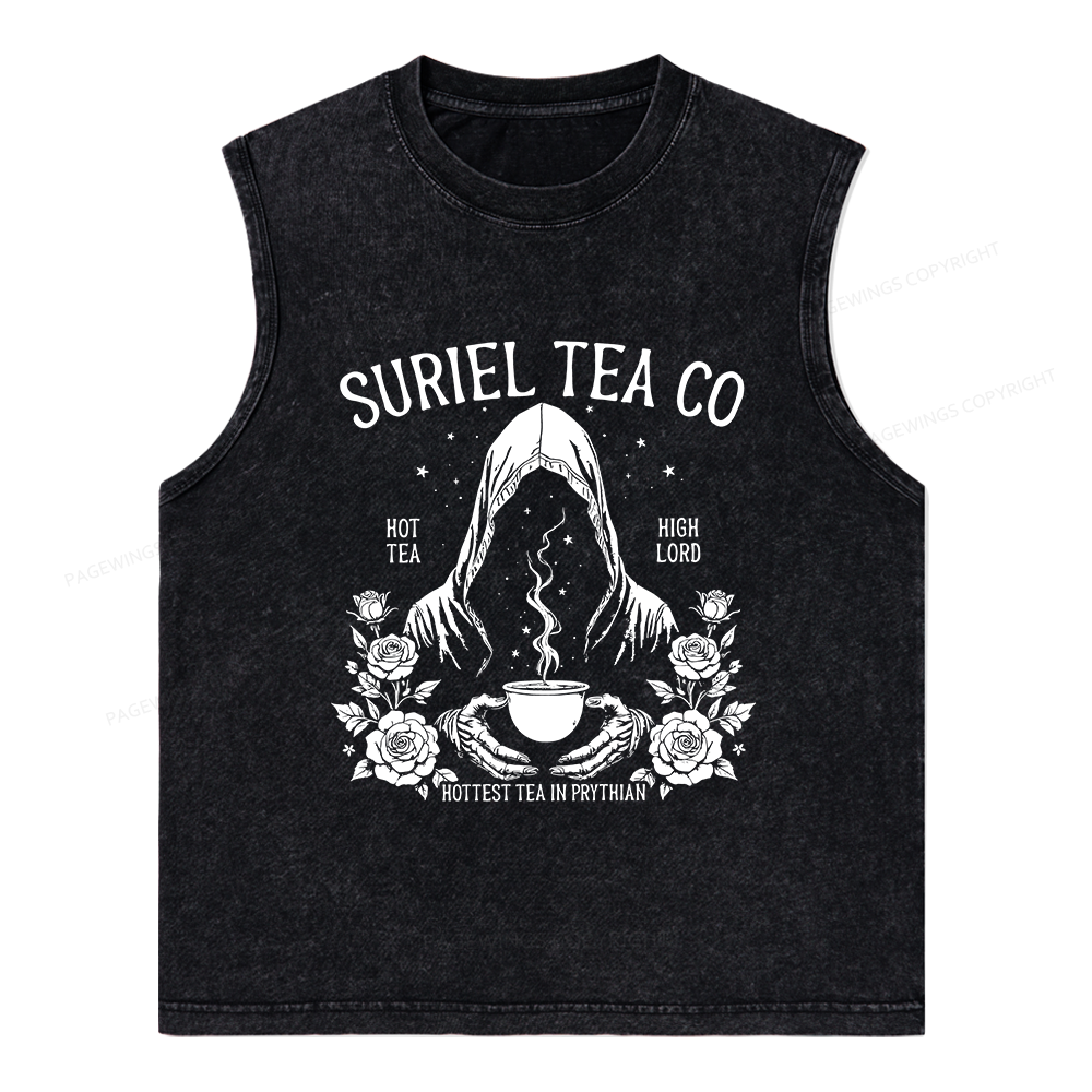Pagewings Fantasy Reader Unisex Washed Tank Top