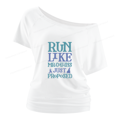 Pagewings Love Book Fan Women Off Shoulder T-shirts