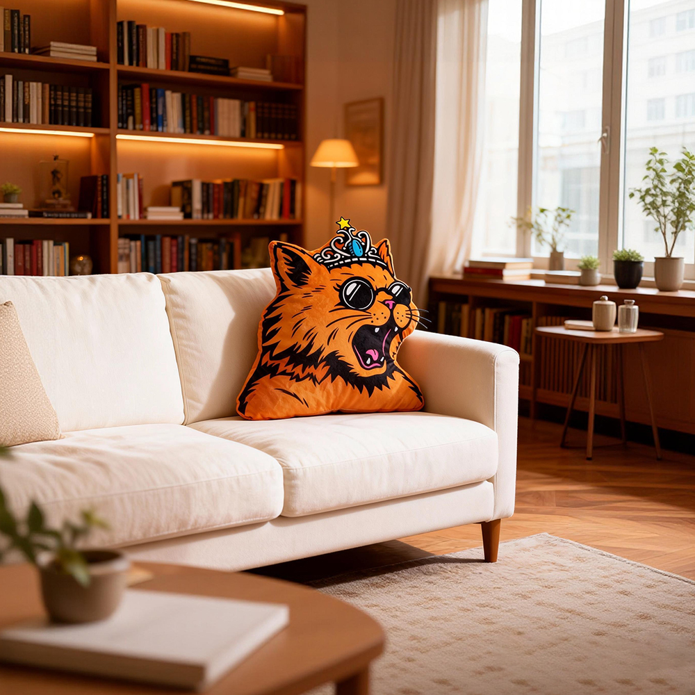 Pagewings This Is An Outrage Shaped Throw Pillow