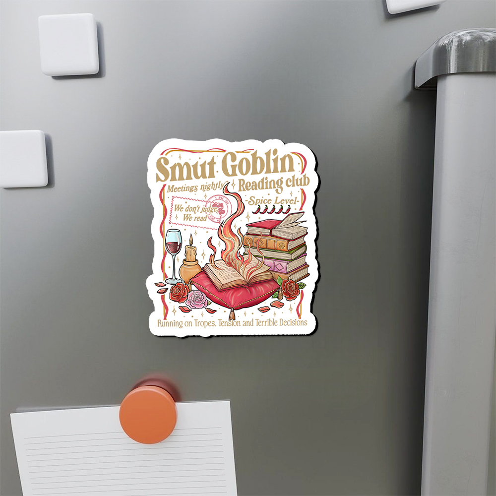 Pagewings Smut Goblin Dark Romance Fridge Magnet