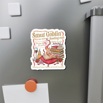 Pagewings Smut Goblin Dark Romance Fridge Magnet