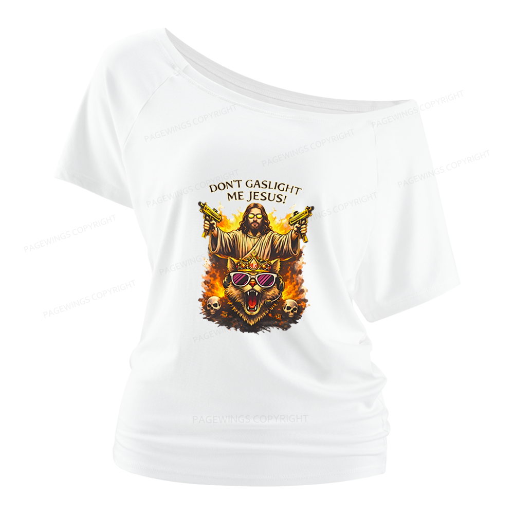 Pagewings Sci‑Fi Nerd Women Off Shoulder T-shirts