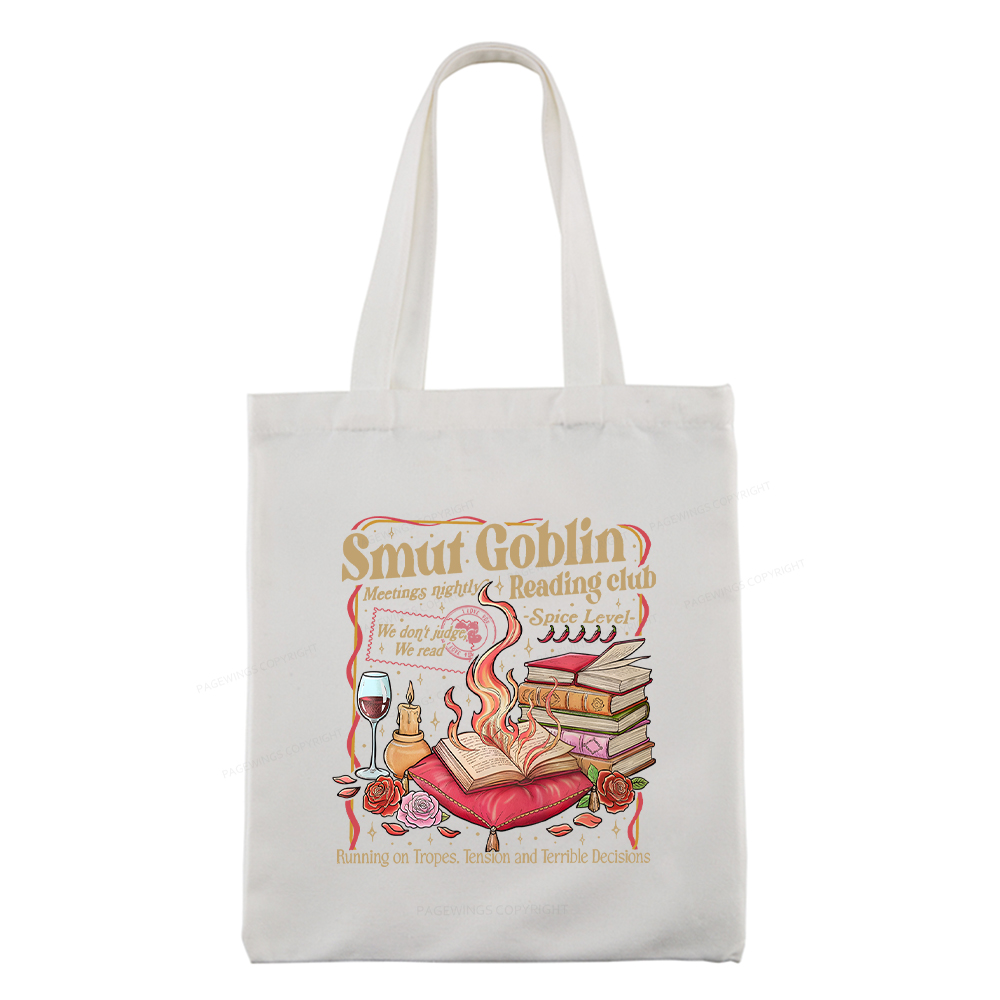 Pagewings Smut Goblin Tote Bag
