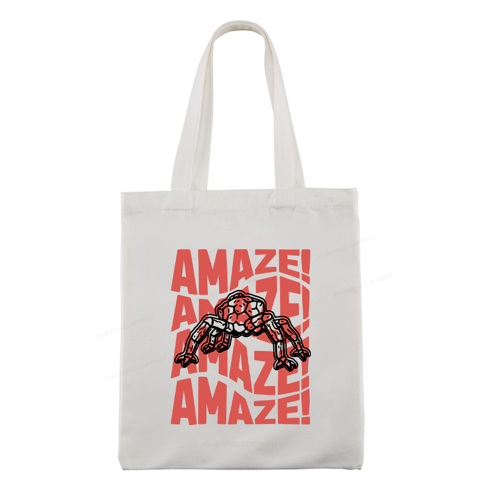 Pagewings Sci‑Fi Nerd Tote Bag