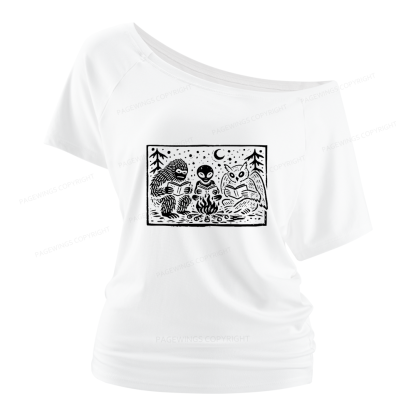 Pagewings Book Lover Women Off Shoulder T-shirts