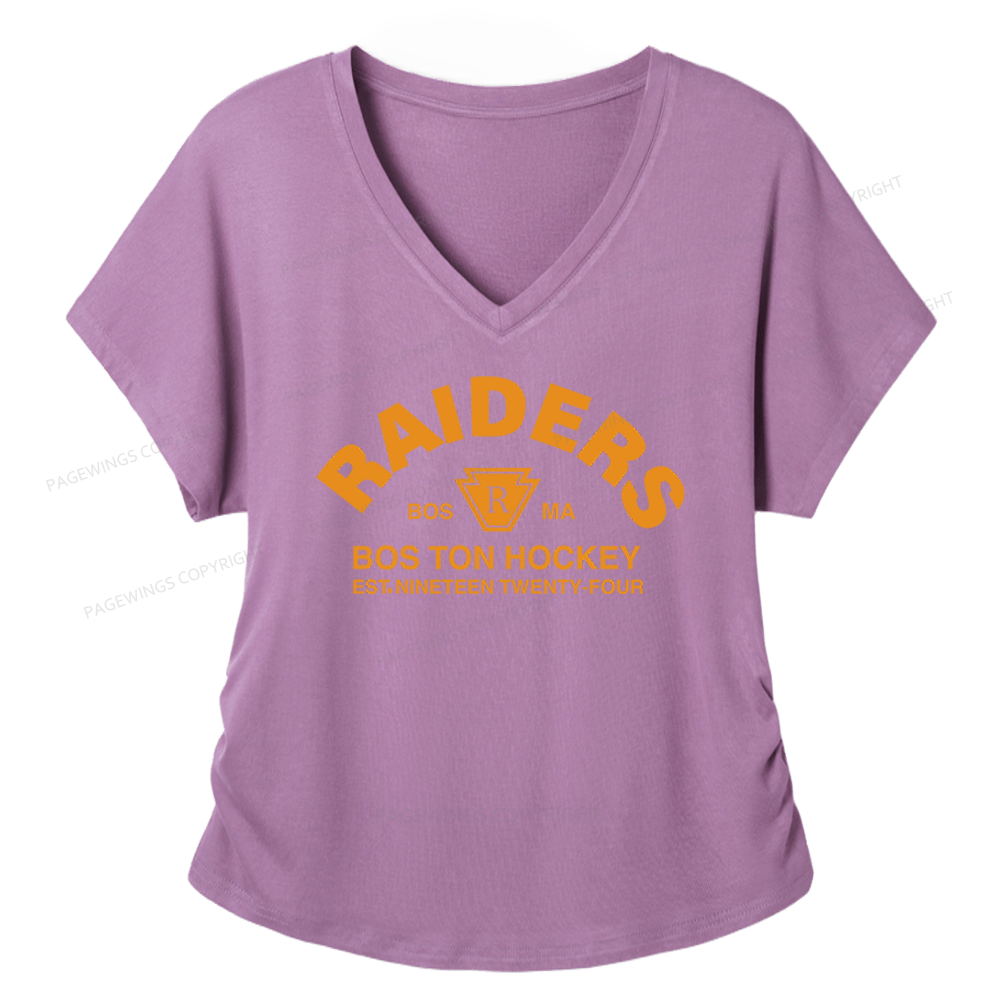 Pagewings Romance Book Women's Modal V-neck T-shirt