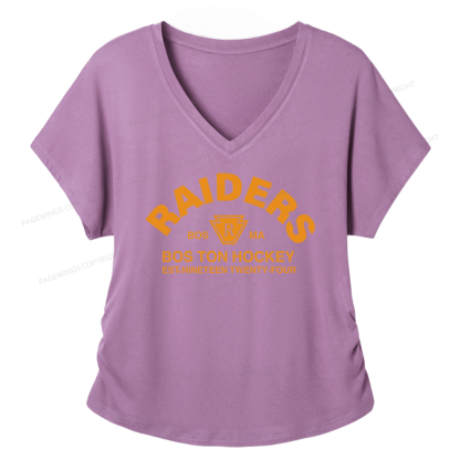 Pagewings Romance Book Women's Modal V-neck T-shirt