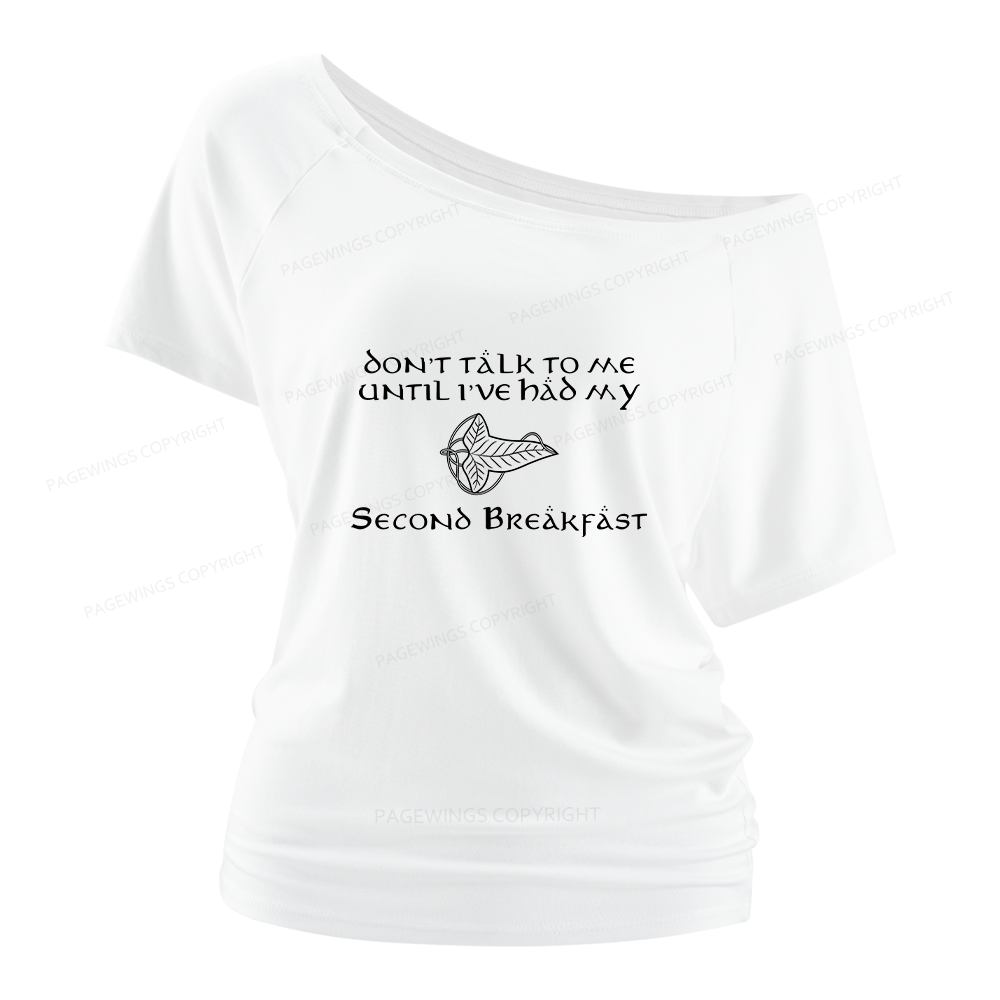 Pagewings Don't Talk To Me Women Off Shoulder T-shirts