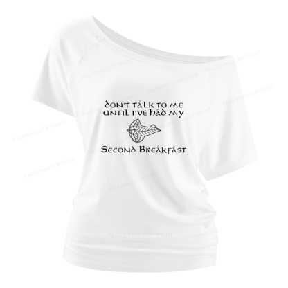 Pagewings Don't Talk To Me Women Off Shoulder T-shirts