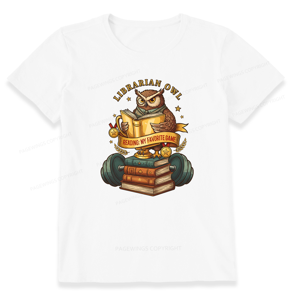 Pagewings Librarian Owl Unisex Classic T-shirt