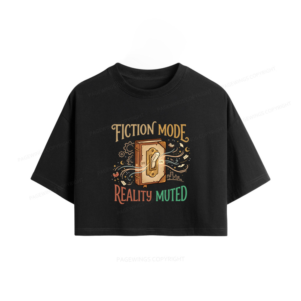Pagewings Fiction Mode On Women Crop Tops