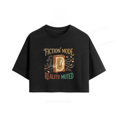 Pagewings Fiction Mode On Women Crop Tops