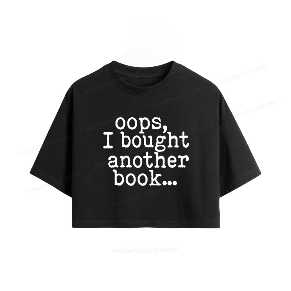 Pagewings I Bought Another Book Women Crop Tops