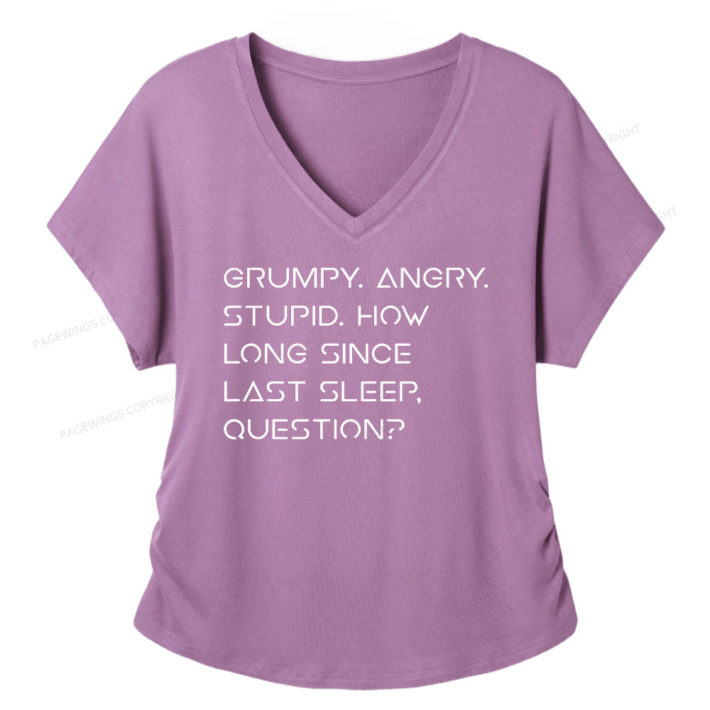 Pagewings Sci-Fi Soft Women's Modal V-neck T-shirt