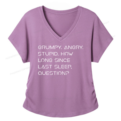 Pagewings Sci-Fi Soft Women's Modal V-neck T-shirt  