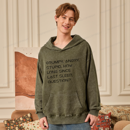 Pagewings Sci-Fi Unisex Washed Hoodie