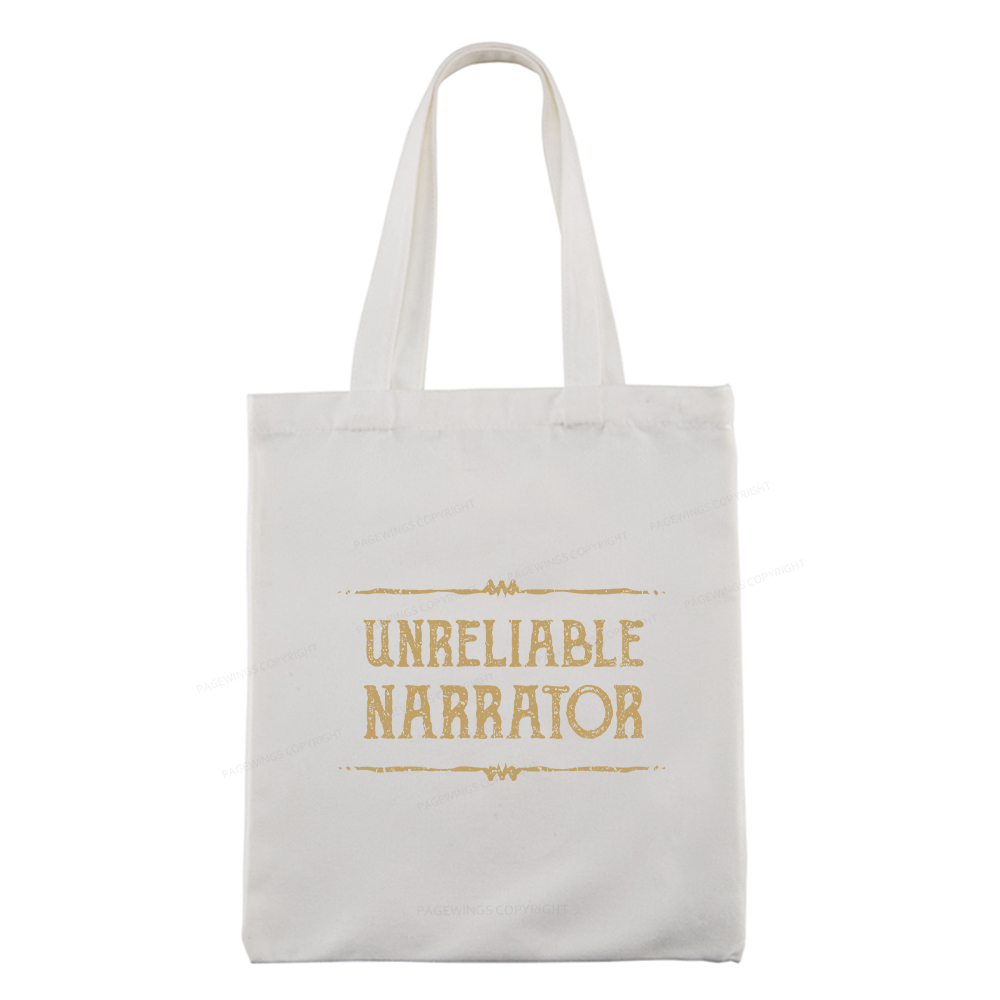 Pagewings Unreliable Narrator Tote Bag