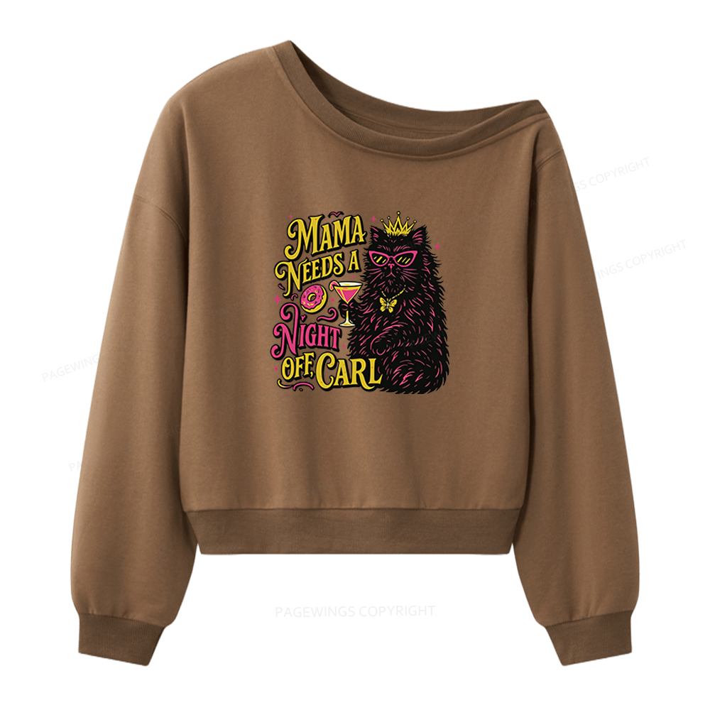 Pagewings Princess Donut Women Off Shoulder Sweatshirt