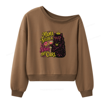Pagewings Princess Donut Women Off Shoulder Sweatshirt