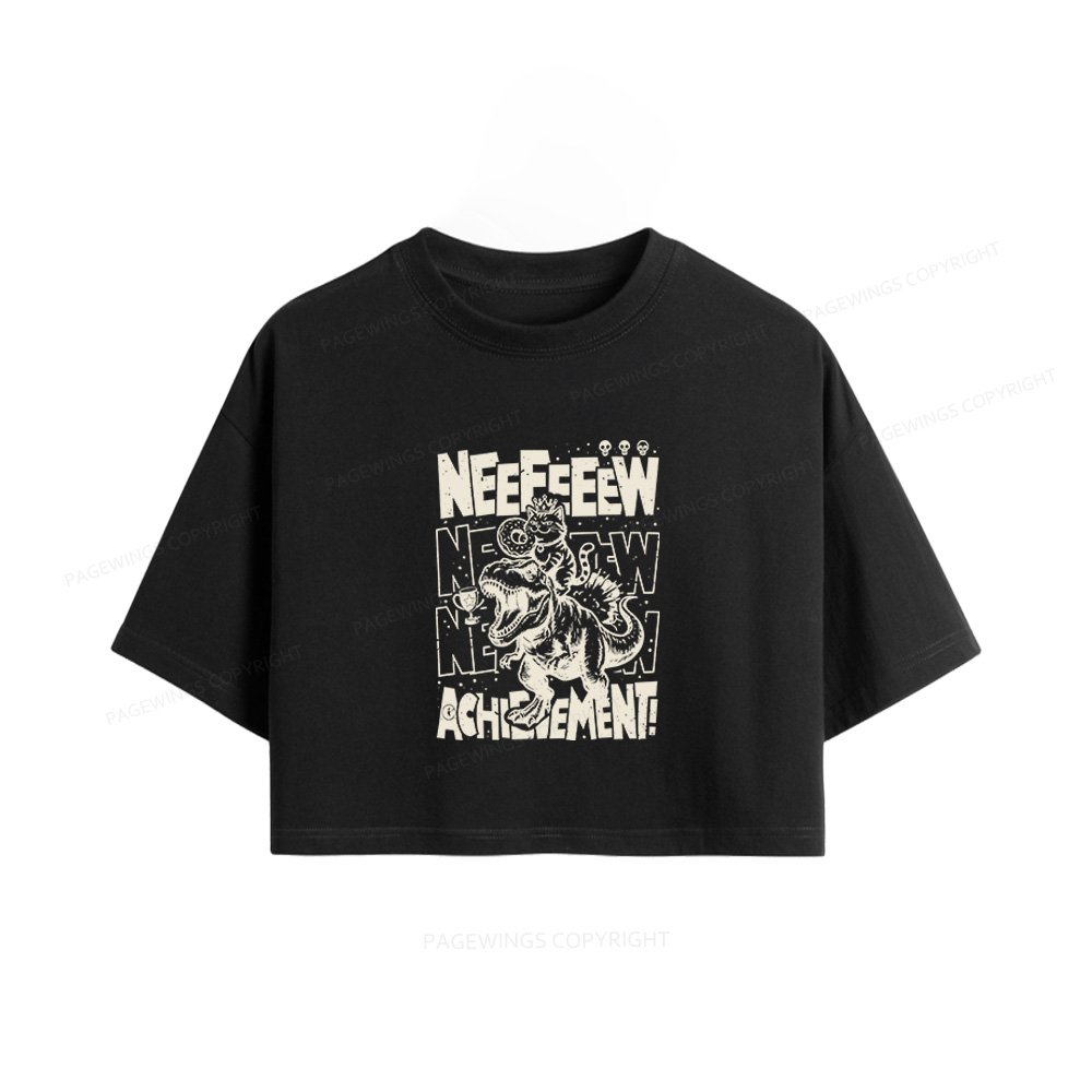Pagewings New Achievement Book Women Crop Tops