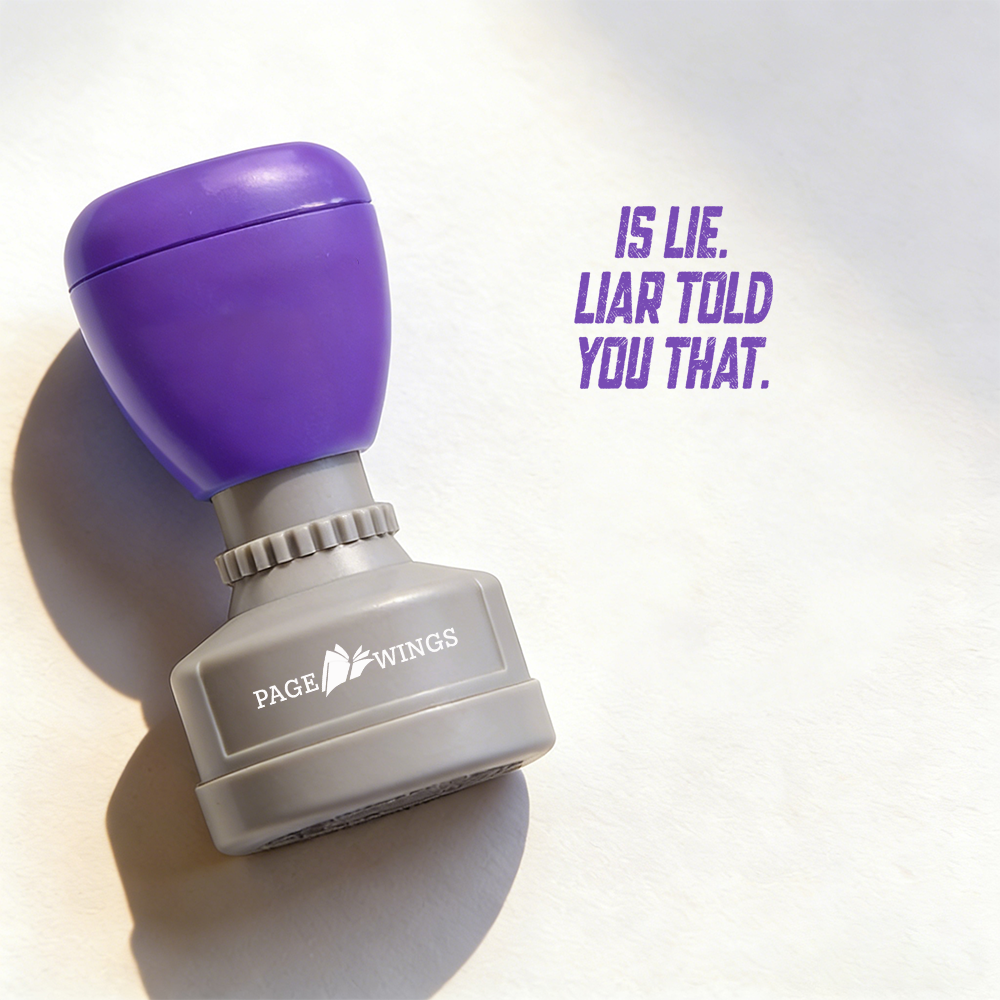 Pagewings Is Lie Liar Told You That Stamp