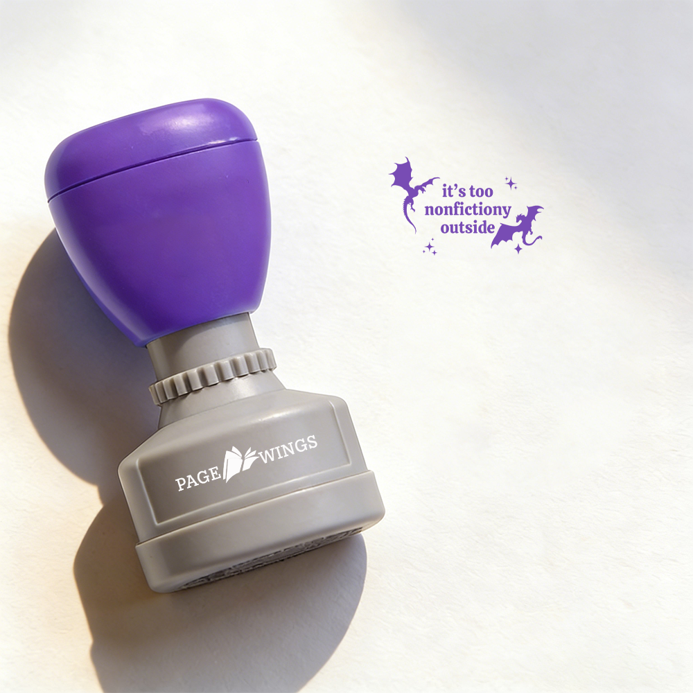 Pagewings It’s Too Nonfictiony Outside Stamp