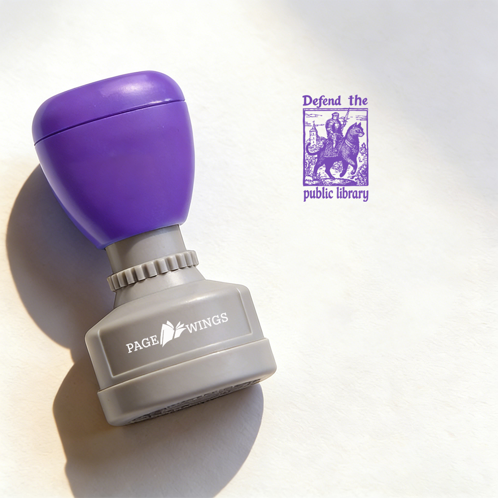 Pagewings Defend the Public Library Stamp