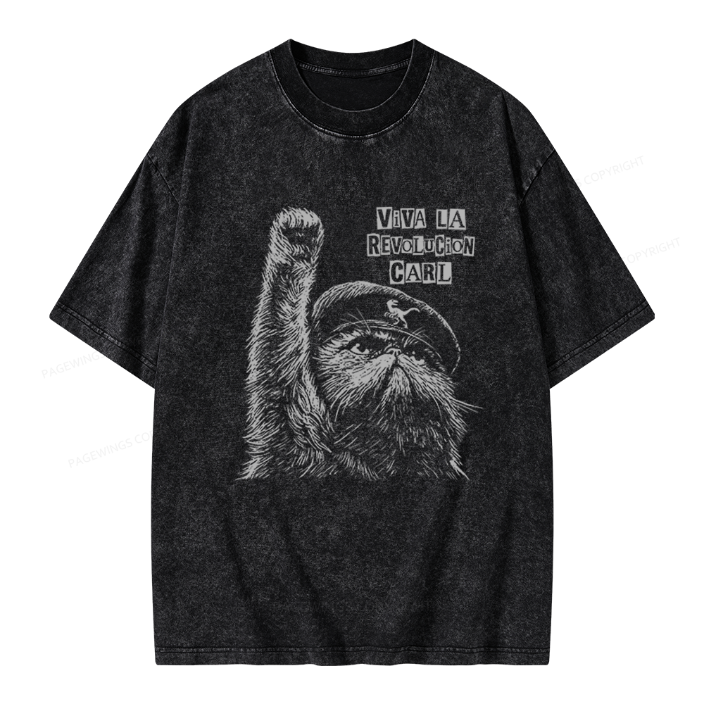 Pagewings Sci-Fi Book Lover Unisex Washed T-shirt
