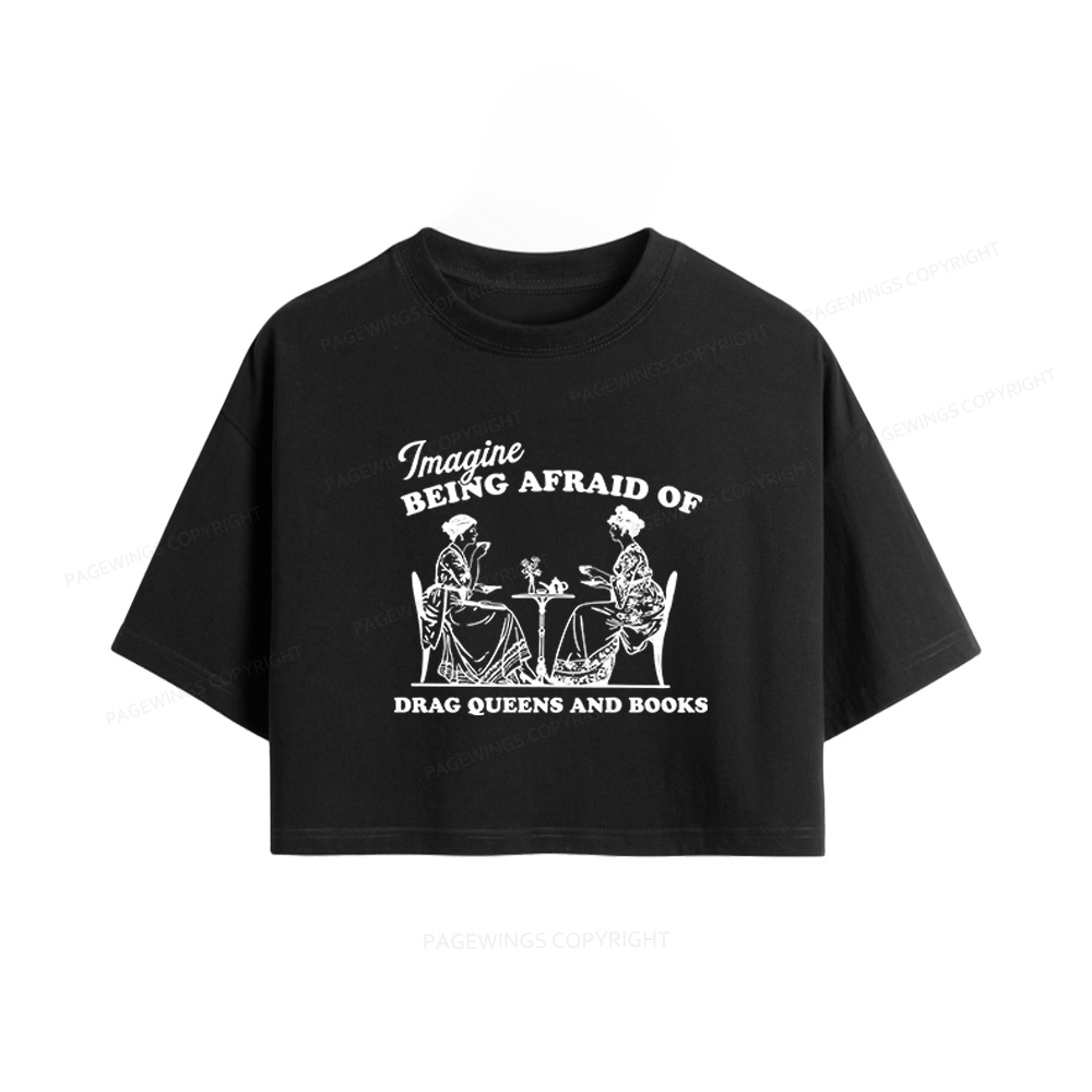Pagewings Drag Queens Women Crop Tops