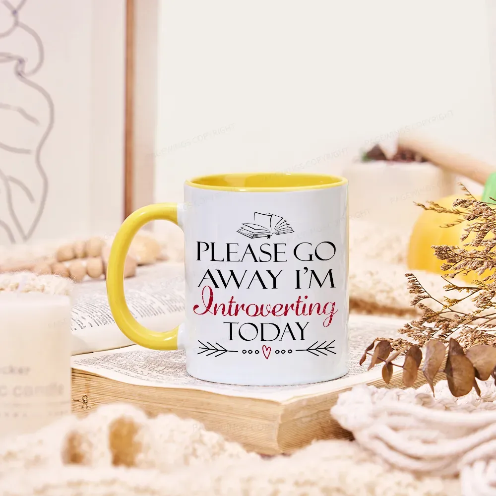 Pagewings I'm Introverting Today Mug