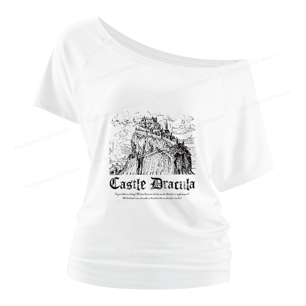 Pagewings Dark Romance Bookish Women Off Shoulder T-shirts