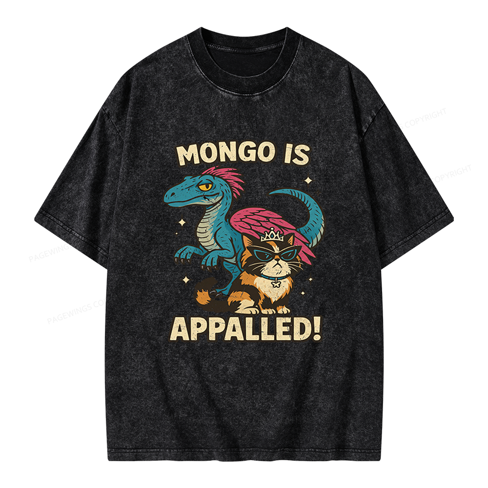 Pagewings Mongo Is Appalled Unisex Washed T-shirt