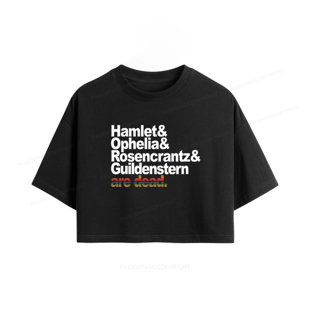 Pagewings Drama Lovers Women Crop Tops