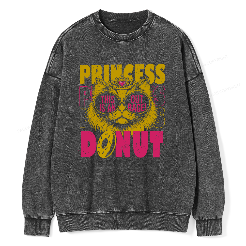 Pagewings This Is An Outrage Unisex Washed Sweatshirt