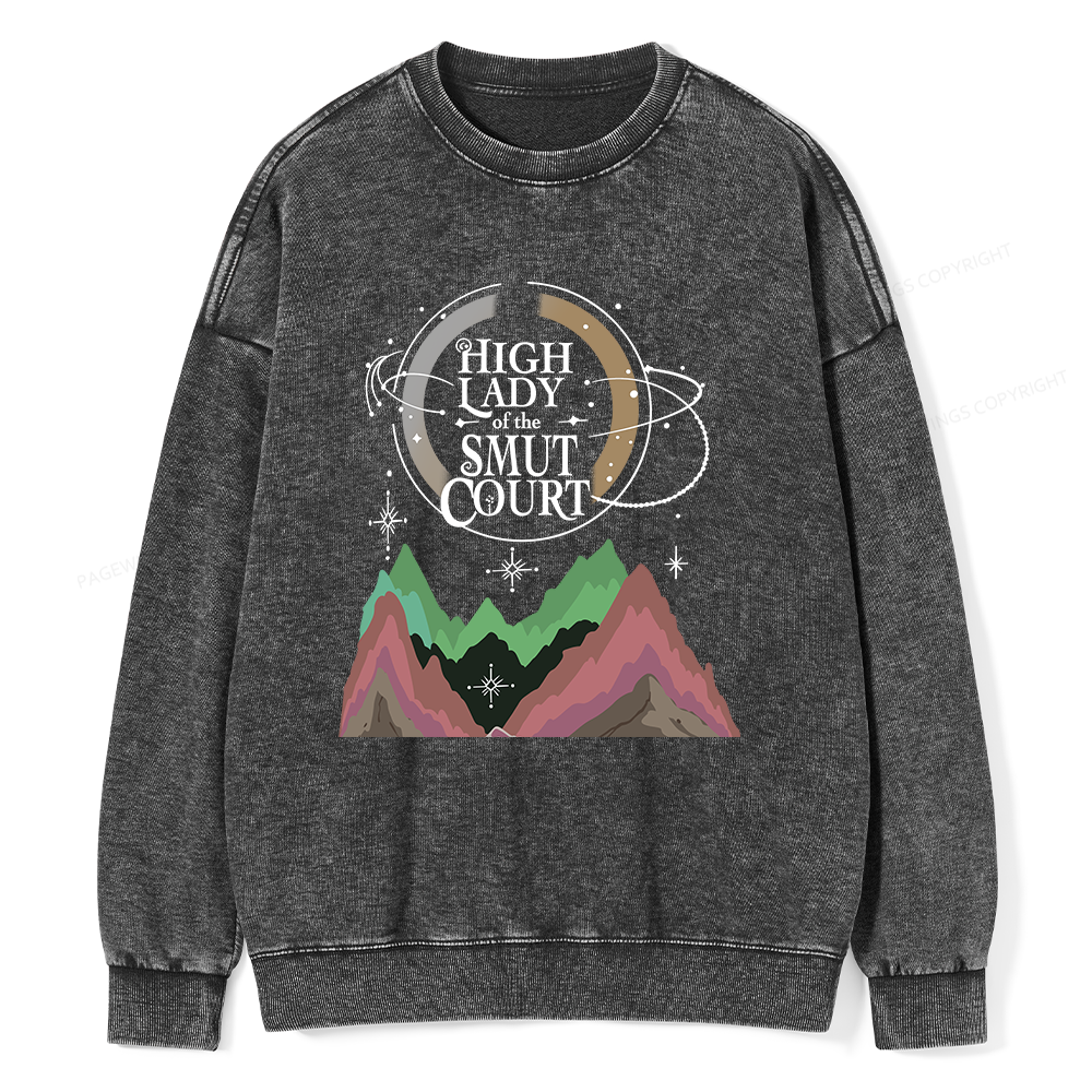 Pagewings Book Lovers Unisex Washed Sweatshirt