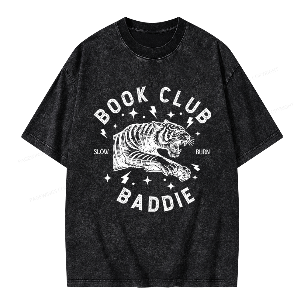 Pagewings Book Club Unisex Washed T-shirt