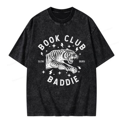 Pagewings Book Club Unisex Washed T-shirt