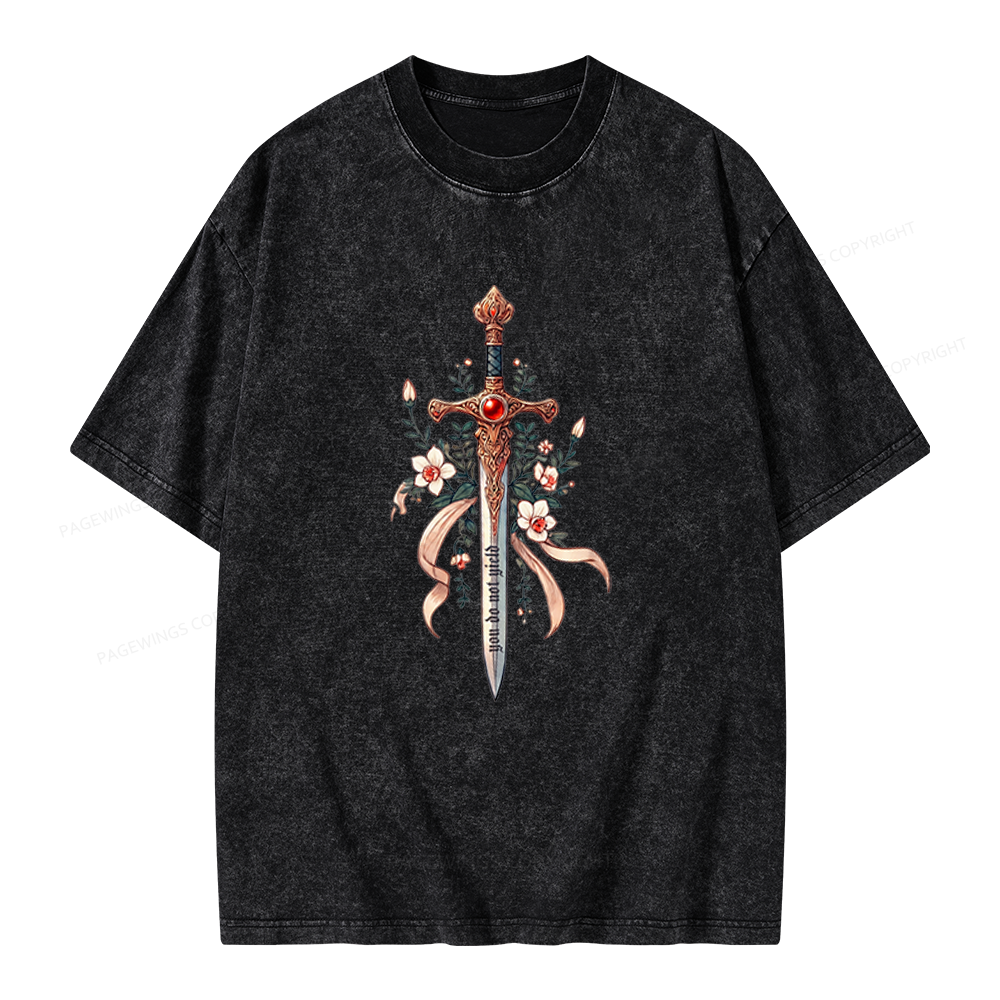 Pagewings You Do Not Yield Unisex Washed T-shirt