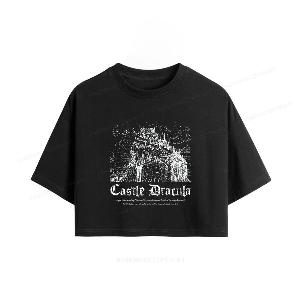 Pagewings Dark Romance Bookish Women Crop Tops