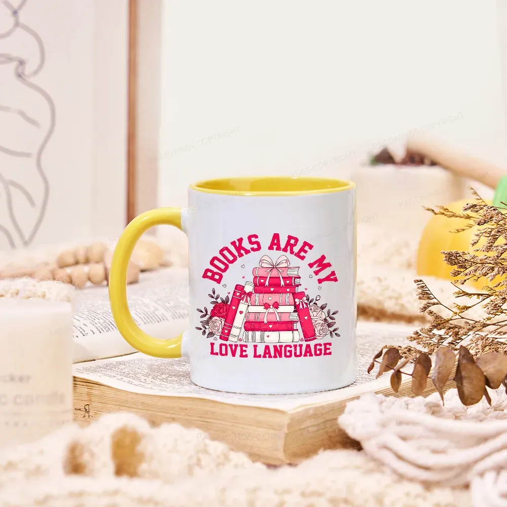 Pagewings Books Are My Love Language Mug