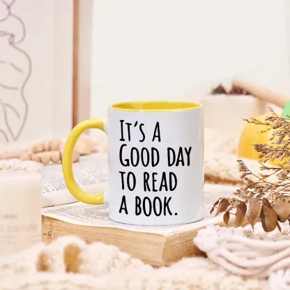 Pagewings It's A Good Day To Read A Book Mug